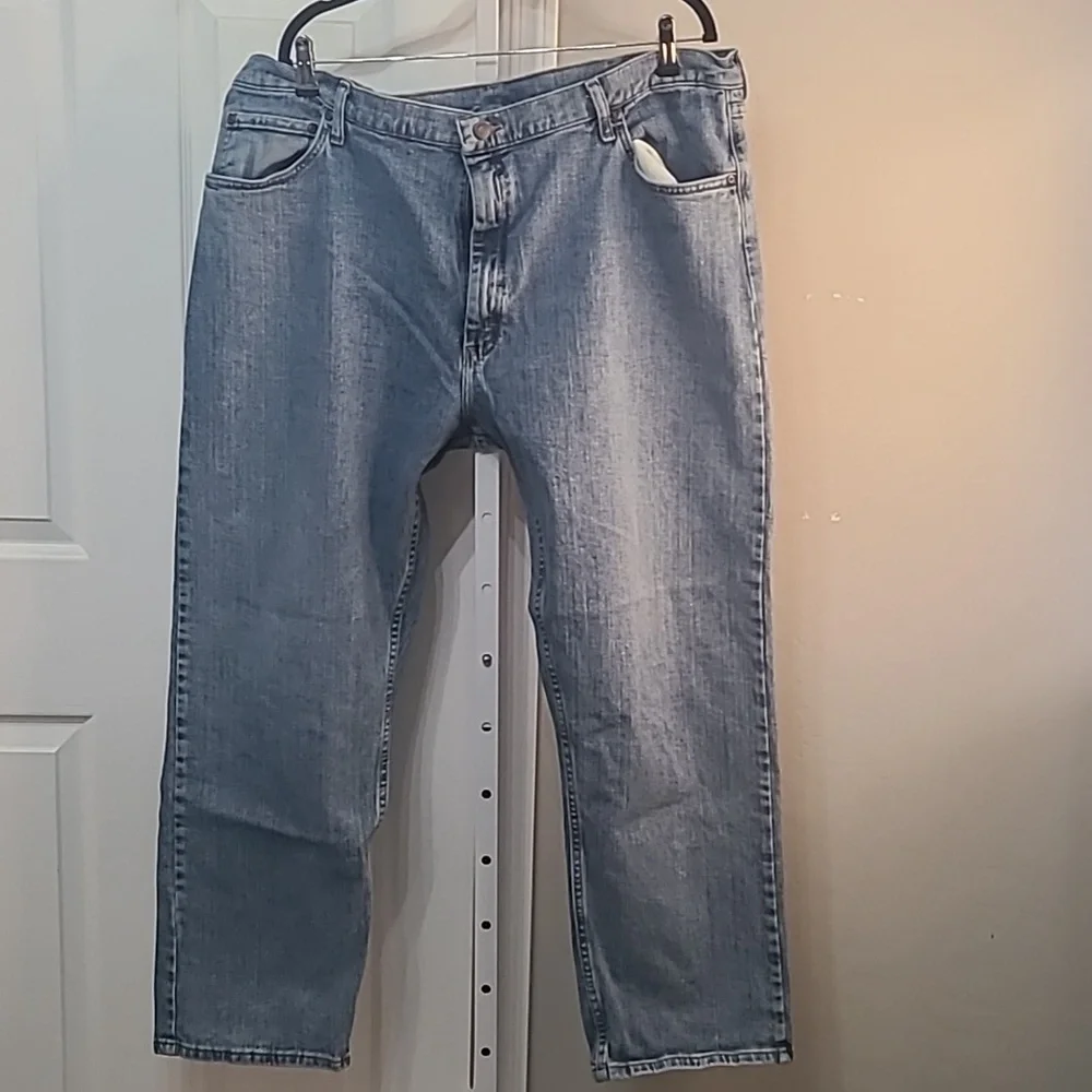2 Wrangler‎ Men's Straight Blue Jeans Size 42X30